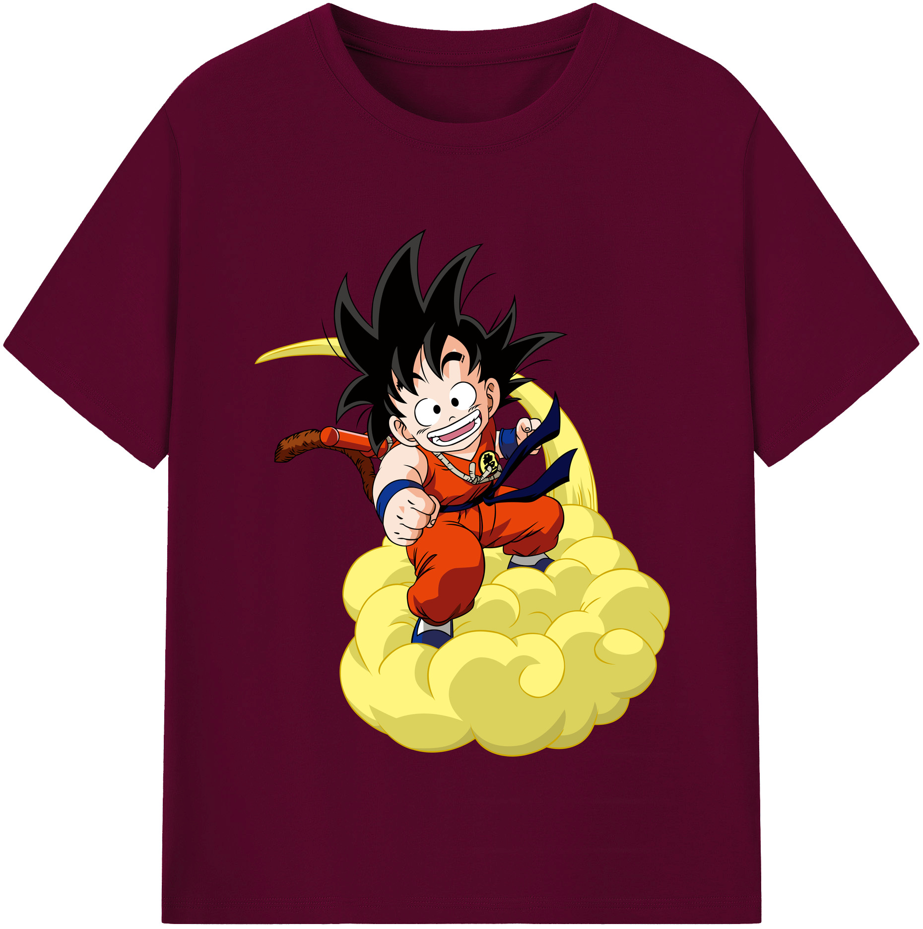 （画像用） ドラゴンボール 孫悟空（そん ごくう）Son Goku カカロット DRAGON BALL Kakarotto レディースカジュアルプリントTシャツ（綿100％）